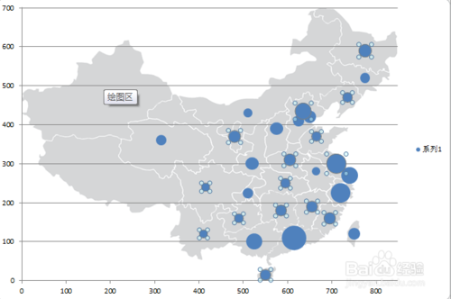 【excel图表】如何制作中国地图背景数据气泡图
